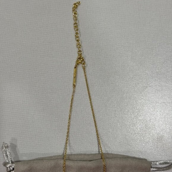 Kendra Scott Ari Heart Gold Pendant Necklace in Bubblegum Pink - Picture 2 of 2